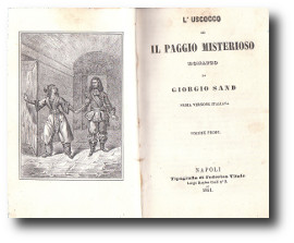 Copertina del libro "L'uscocco ed il paggio misterioso" di Giorgio Sand
